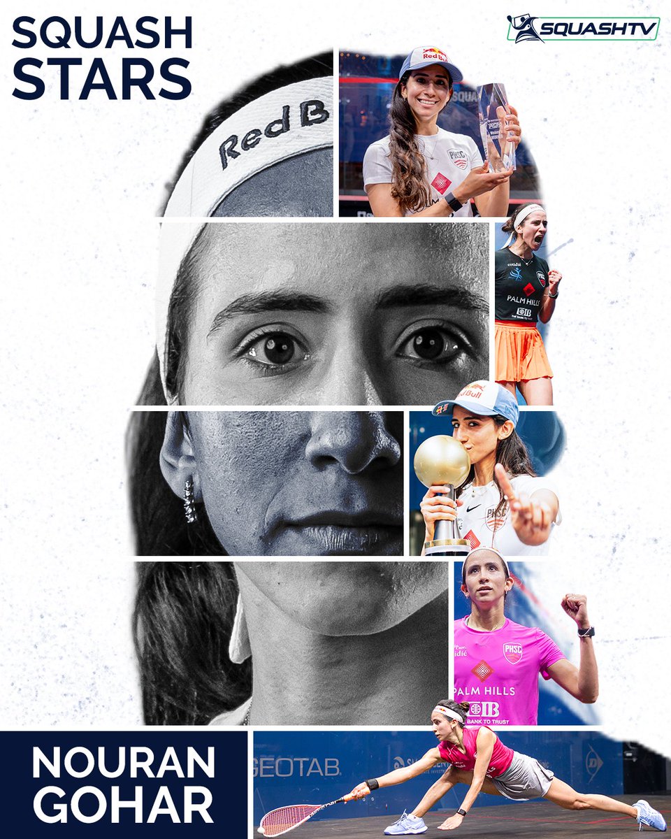 SquashTV's tweet image. 𝙎𝙦𝙪𝙖𝙨𝙝 𝙎𝙩𝙖𝙧𝙨: @NouranGohar ✨

Episode 4⃣ with the women&apos;s World No.1 is now streaming on SQUASHTV! 🎬

👉 tinyurl.com/wr98empv