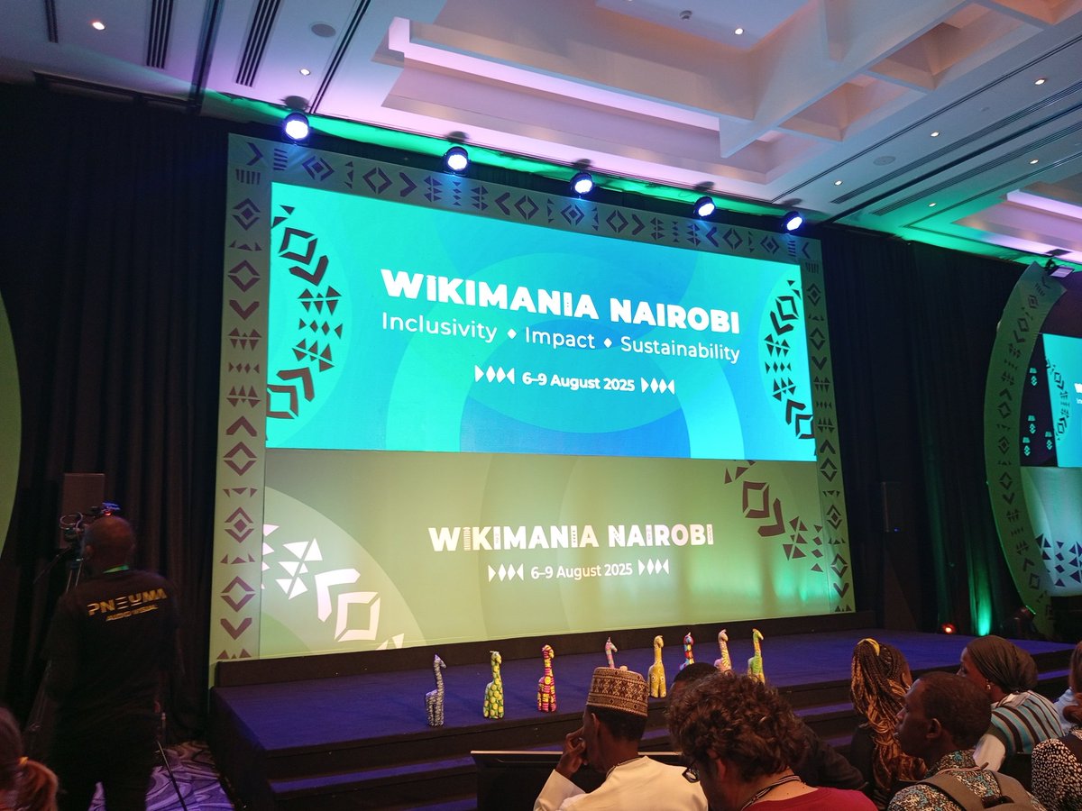 #Wikimania2025
Cameroon is present for the 20th edition of the global meeting of Wikimedia volunteers officially opened its doors today on Nairobi, Kenya. on Wednesday 6 August in the Kenyan capital. Theme: Inclusivity, Impact and Sustainability. Our user group is present!!!