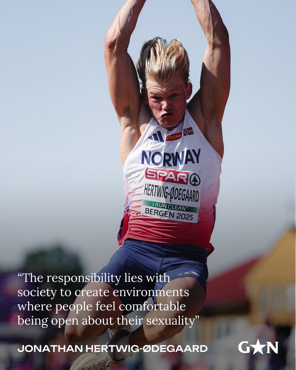 Norwegian decathlete Jonathan Hertwig-Ødegaard is speaking out about LGBTQ+ visibility in sport.

Hertwig-Ødegaard, said he’s proud of who he is, and unapologetic. “I’m proud and happy to be Gay,” he said. “And if others have an issue with my sexuality, it’s their problem.”