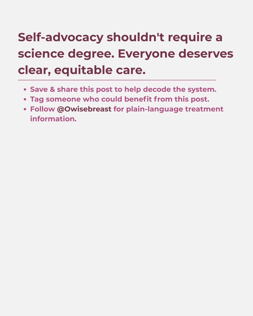 Ever felt like you needed a science degree just to get the right treatment?

Terms like CDK4/6 inhibitors, HER2-low, and PIK3CA mutation can be overwhelming - but they’re also essential when it comes to accessing the right care. 

Medical jargon shouldn't be a barrier to