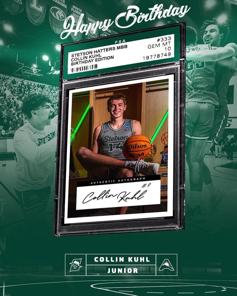 HATTER NATION! Join us in wishing Collin Kuhl a Happy Birthday!!! 🎊 🎉