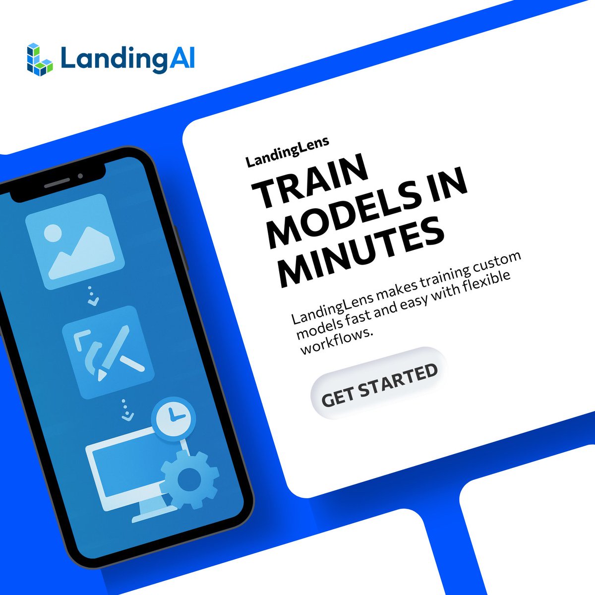 LandingAI's tweet image. Upload, label, train: done. 

LandingLens helps you build CV models fast, no code required (unless you want full custom control) ⚙️
landing.ai/landinglens 

#NoCodeAI #ComputerVision #VisualAI