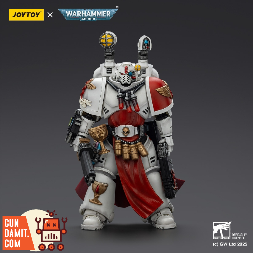 [Pre-Order] JoyToy JT01789 1/18 Warhammer 40k Blood Angels Sanguinary Priest with Heavy bolt pistol, chainsword and narthecium
gundamit.store/JT01789

＃actionfigure ＃modelkit ＃Gundamit ＃GD