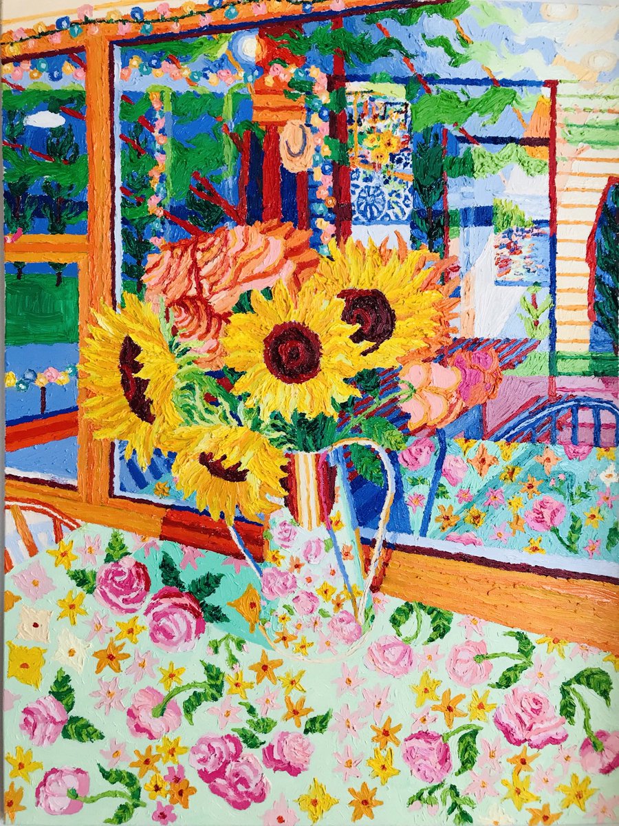 JamesHWidder (@jameshwidder) on Twitter photo โSunflowers + Rosesโ a painting of mine โจ๐น๐ป๐ณ๐ช๐น๐ปโจ
Cheers everyone โจ๐๏ธ๐ป๐๐น๐๏ธโจ
#Peace on Earth โฎ๏ธ๐๐๐๐๐โค๏ธ๐๏ธ
#Sunflowers #roses #flowers #still #life #summer #window #reflection #evening #Lake #Monona #Madison #Wisconsin #joyous #vibrant #colors #painting #art #fun โSunflowers + Rosesโ a painting of mine โจ๐น๐ป๐ณ๐ช๐น๐ปโจ
Cheers everyone โจ๐๏ธ๐ป๐๐น๐๏ธโจ
#Peace on Earth โฎ๏ธ๐๐๐๐๐โค๏ธ๐๏ธ
#Sunflowers #roses #flowers #still #life #summer #window #reflection #evening #Lake #Monona #Madison #Wisconsin #joyous #vibrant #colors #painting #art #fun