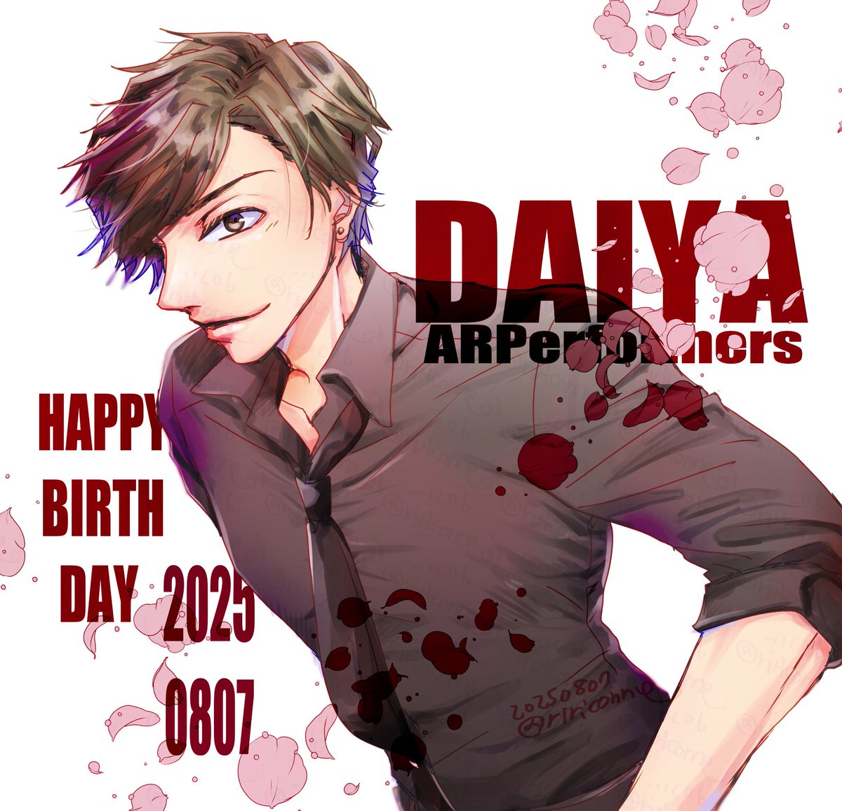 ダイヤくんハッピーバースデー🎊🍖🎁！
今年も筋肉兄貴の誕生日がやって来ました。今年もプール三昧かな？楽しい夏を、充実した一年をお過ごしくださいね！

#ARP
#ダイヤ生誕祭2025
#ダイヤ誕生祭2025