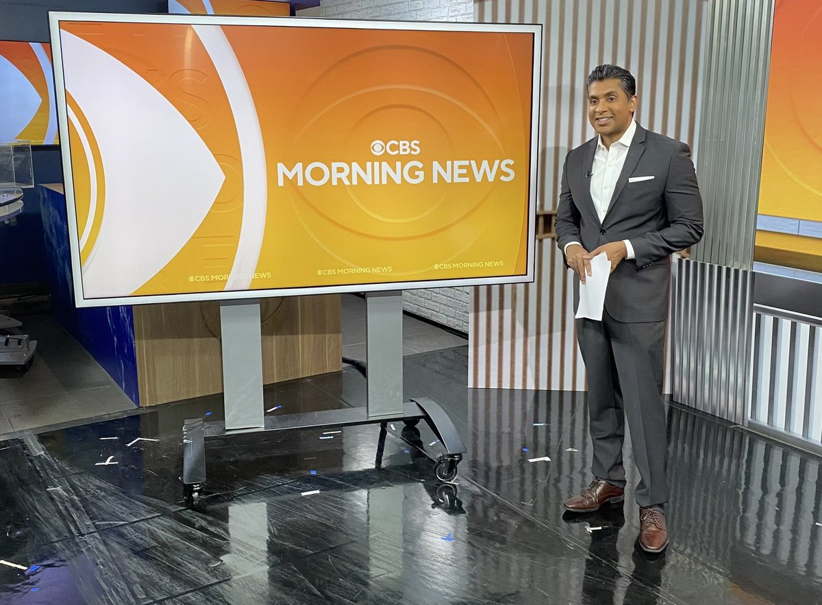 Filling in at 7am this week- see you on the CBS Morning News!