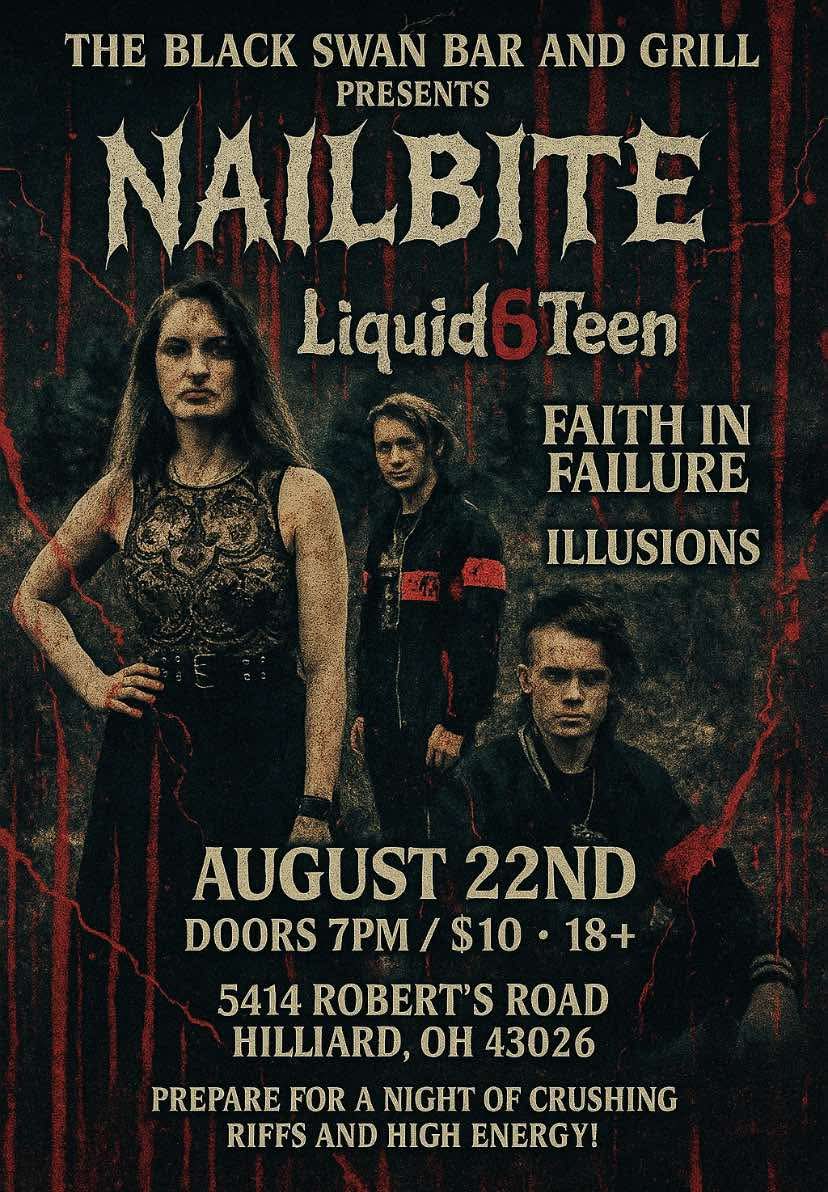 Thank you, Columbus! 🤘 Last night at Ace of Cups was wild 🔥

Big love to <a href="/DeadlandsBand/">Deadlands</a>, @FearCultureOH &amp;  Brave Artist for having us!

🎥 Show videos coming soon

Next up: Aug 22 at The Black Swan (Hilliard, OH) w/ Nail Bite, Liquid6Teen &amp; Illusions