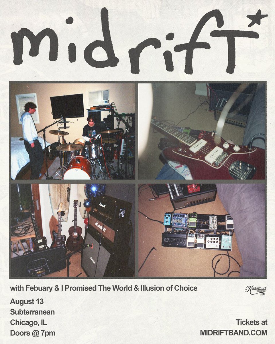 CHIRP Radio 107.1FM (@chirpradio) on Twitter photo Come rock out with #Midrift at <a href="/subtchicago/">Subterranean</a> 8/13 @ 8pm!! Click the link below for your chance to win a pair of FREE tickets!
ENTER TO WIN TICKETS: buff.ly/pZ98IjX Come rock out with #Midrift at <a href="/subtchicago/">Subterranean</a> 8/13 @ 8pm!! Click the link below for your chance to win a pair of FREE tickets!
ENTER TO WIN TICKETS: buff.ly/pZ98IjX