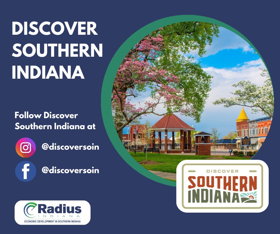 Radius Indiana (@radiusindiana) on Twitter photo Discover Southern Indiana is a region-wide tourism brand for Southern Indiana. Explore the beauty of Southern Indiana and find out what the region has to offer at discoversouthernindiana.com Discover Southern Indiana is a region-wide tourism brand for Southern Indiana. Explore the beauty of Southern Indiana and find out what the region has to offer at discoversouthernindiana.com