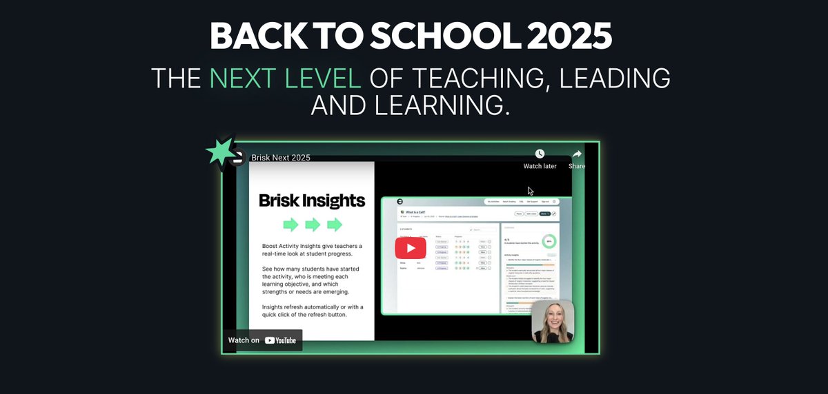 There’s a lot happening at Brisk for Back to School. 

Here’s the gist:

→ Brisk now works with Microsoft (Word, PowerPoint, OneDrive, SSO, Edge - you name it).
 → Club Brisk Cohort 2 is open for applications.
 → Clear the List with Brisk is happening NOW.
 → And we’re just