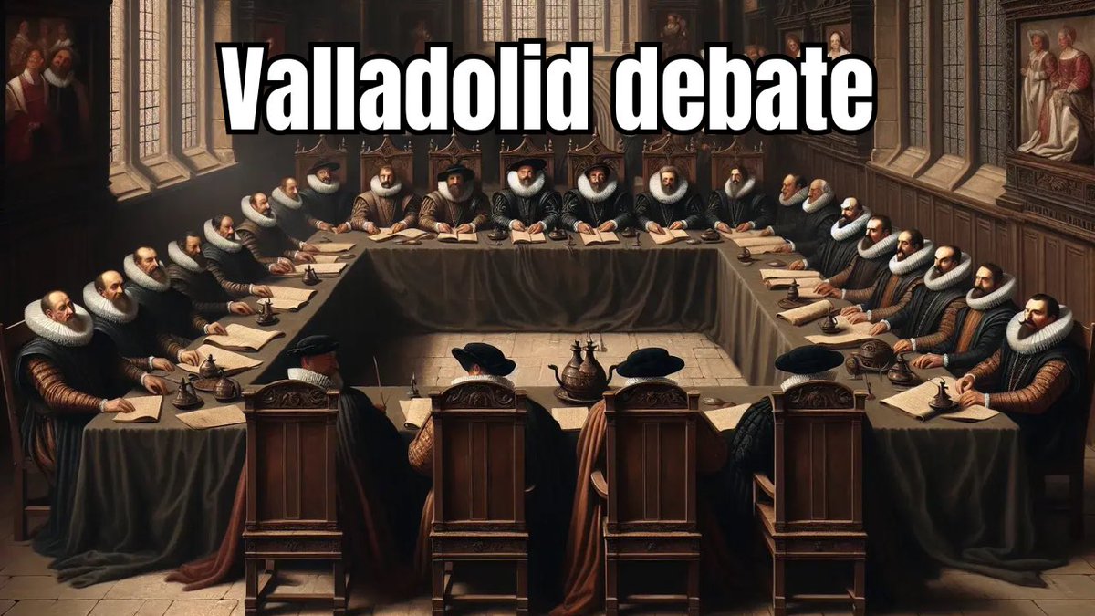 🌎 HISTORY of NORTH AMERICA 🇪🇸🇲🇽 In 1550, a heated debate transpired in Valladolid, Spain over the rights to enslave the native peoples in the newly conquered lands, including Mexico 🇪🇸🇲🇽 Enjoy Podcast 🎙 parthenonpodcast.com/history-of-nor… 🎧 Videocast at youtu.be/wAUv25DwUpU 🎬