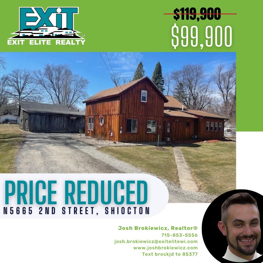 exitelitewi's tweet image. 🚨PRICE REDUCED🚨
Check out this property in Shiocton, Wisconsin, listed by Josh Brokiewicz!🏡 Don't miss out on this incredible deal for your dream home. 🏠✨ Act fast before it's gone! Text E136420 to 85377 today!! 💥🔥
shorturl.at/6HAPv