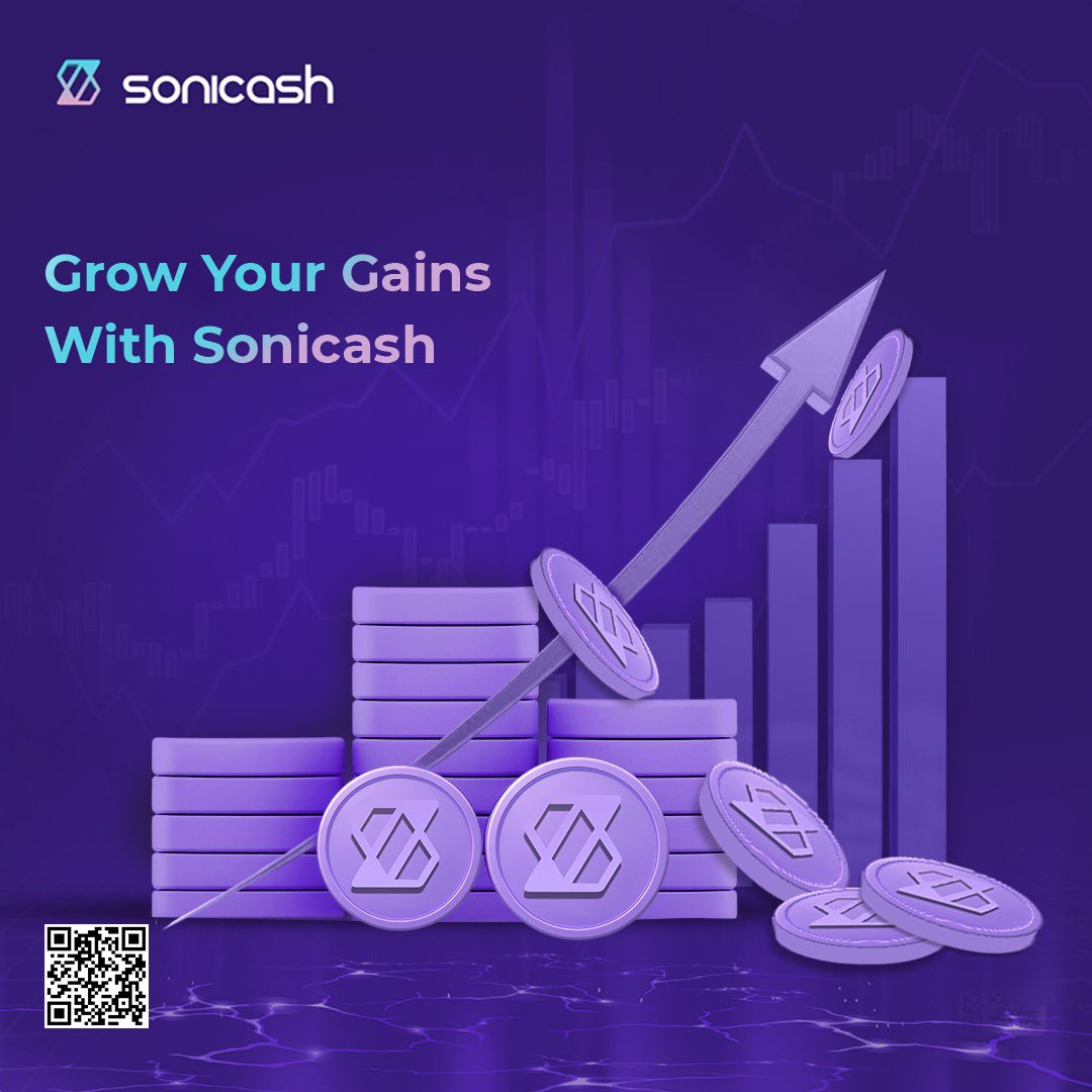 🔹Don’t just play, expand. 💹 
Your strategy With SoniCash evolves, and so do your gains. 💰 
Level up your financial fun.
Start the fun with Sonicash game👇:
🔗 t.me/sonicashgame_b…

#SoniCash #BlockchainFuture #CryptoRewards #Cryptocurrency #CryptoGames #InvestmentsPlans