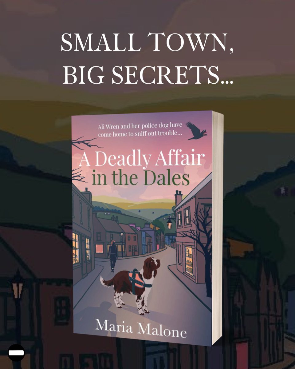 noexitpress's tweet image. Meet Sergeant Ali Wren and Officer Police Dog Wilson. A springer spaniel with a nose for trouble &amp;amp; a partner who’s just returned to her Yorkshire hometown. Together, they sniff out secrets and solve mysteries in the charming new Wren &amp;amp; Wilson series.

@mariasmalone