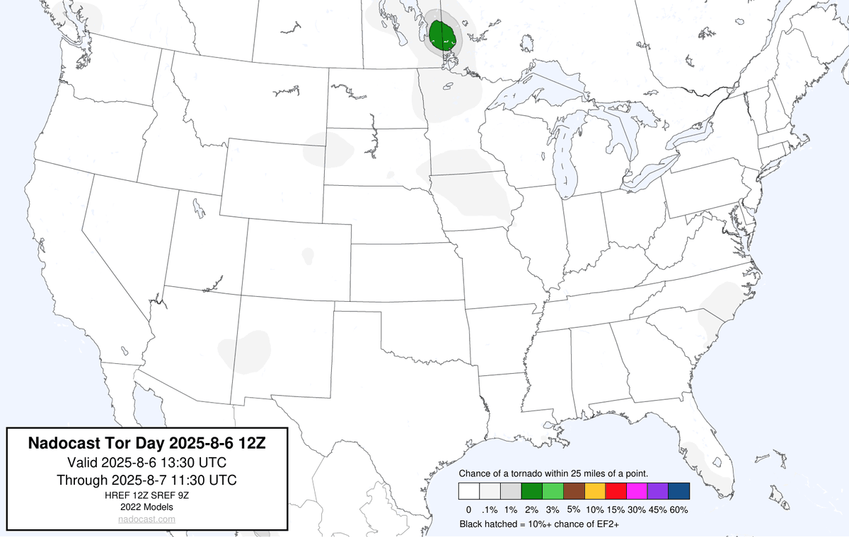 12Z Day Tornado Forecast (New New 2022 Models)