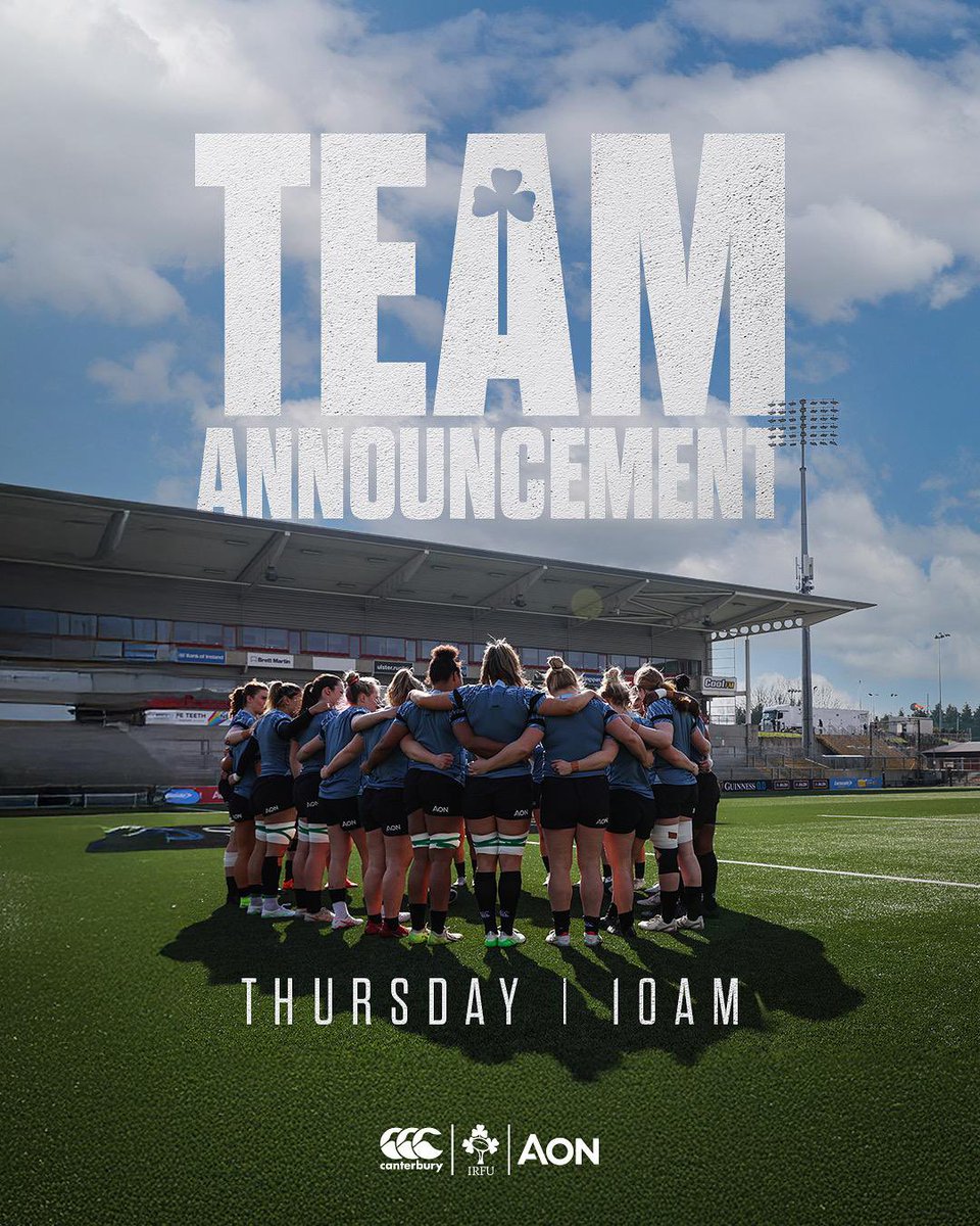 IrishRugby's tweet image. The #GreenWave rolls on to Belfast this week. 

Team announcement tomorrow…