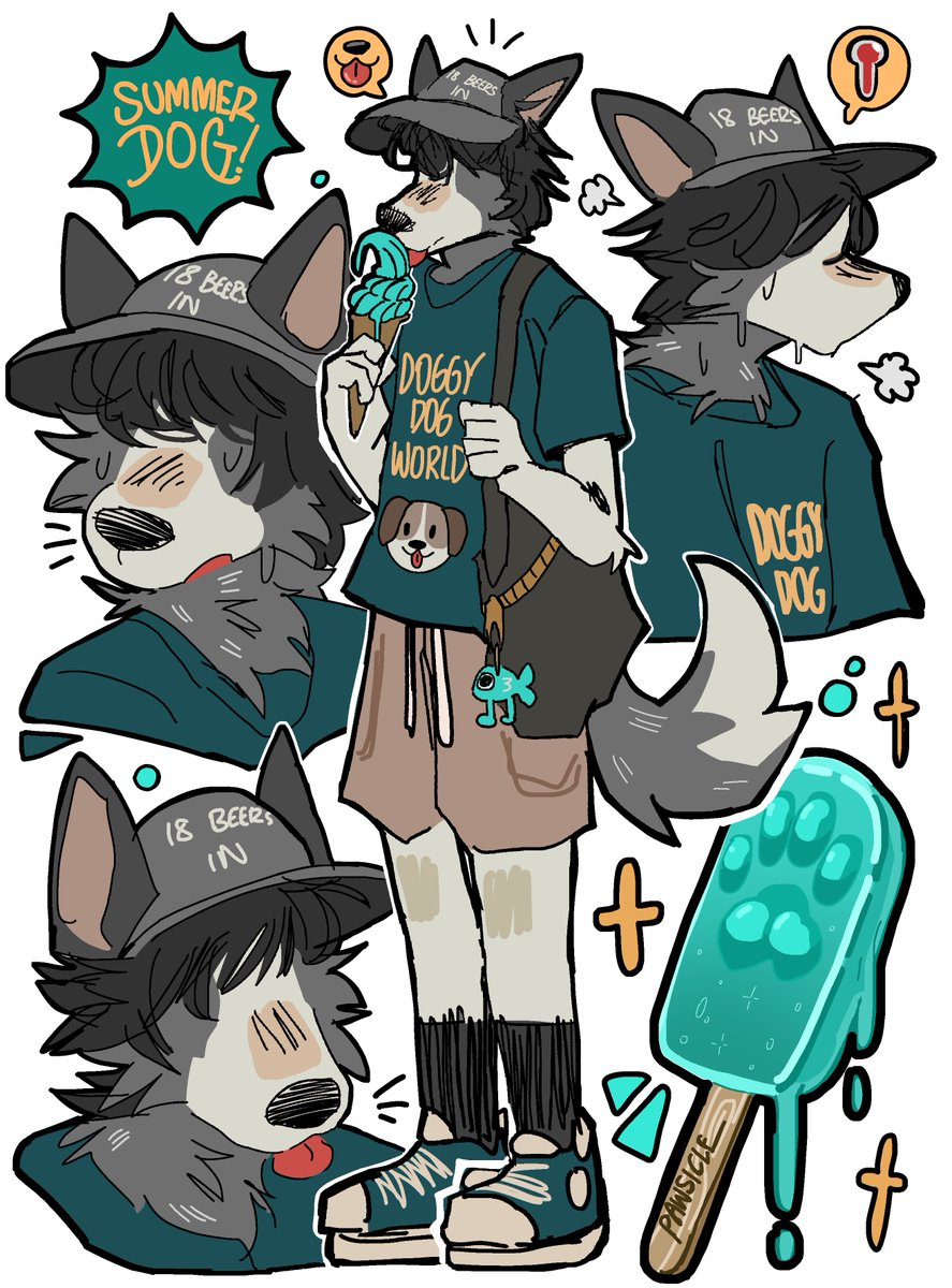 summer dog 🐕☀️🍦
