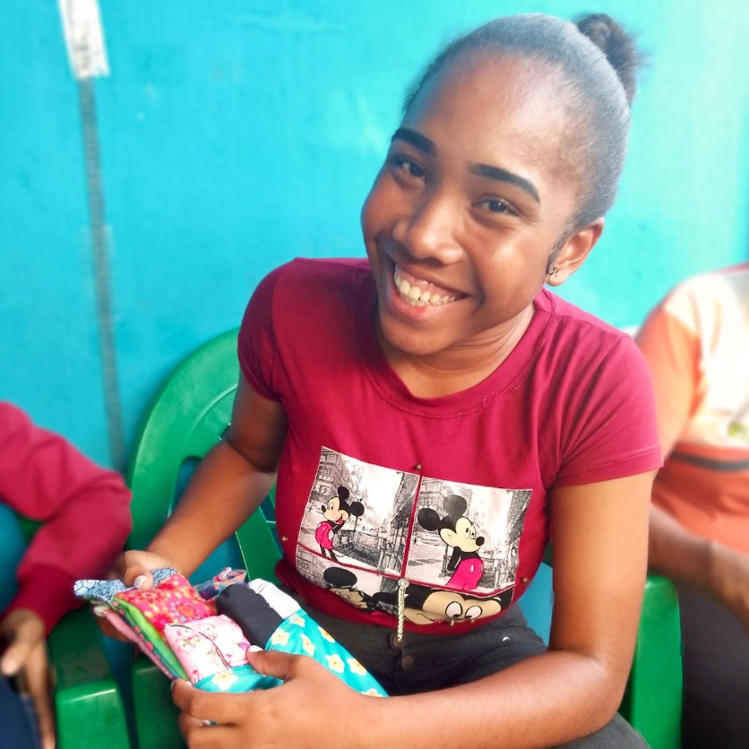 After participating in a menstrual health education session, one Venezuelan girl said, “We talked about things that are considered taboo; it’s good to talk and learn about these topics . . . It’s good to learn about our body and how to take care of it.”