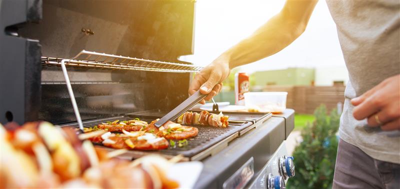 BBQ season is in full swing! Keep gas grills away from your home. Never mix oily rags or recently stained decks with open flames. Gas safety first for all your summer cookouts!