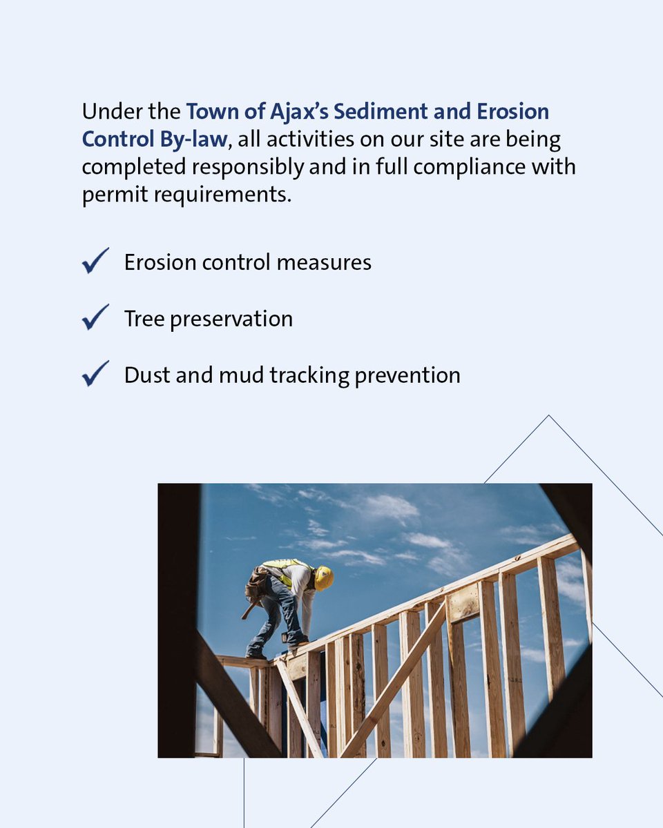 We’re committed to protecting our environment and surrounding communities as we carry out land development work. Under the Town of Ajax’s Sediment and Erosion Control By-law, all activities on our site.

Stay tuned for more about Shoal Point Landing!
theallistergroup.com