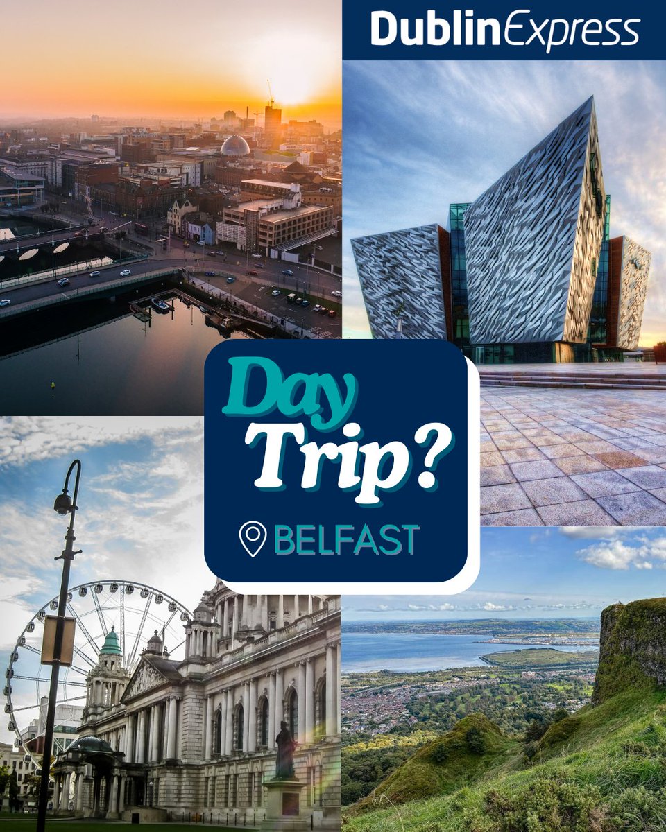 Taking a day trip to Belfast?🚌💨

Go with Dublin Express. Go direct.

✅ Extra legroom

✅ USB charging ports

✅ 5G Wi-Fi

✅ Air con

Just sit back, relax &amp; enjoy the trip.

#DublinExpress #BelfastDayTrip #TravelSmart #DirectToBelfast