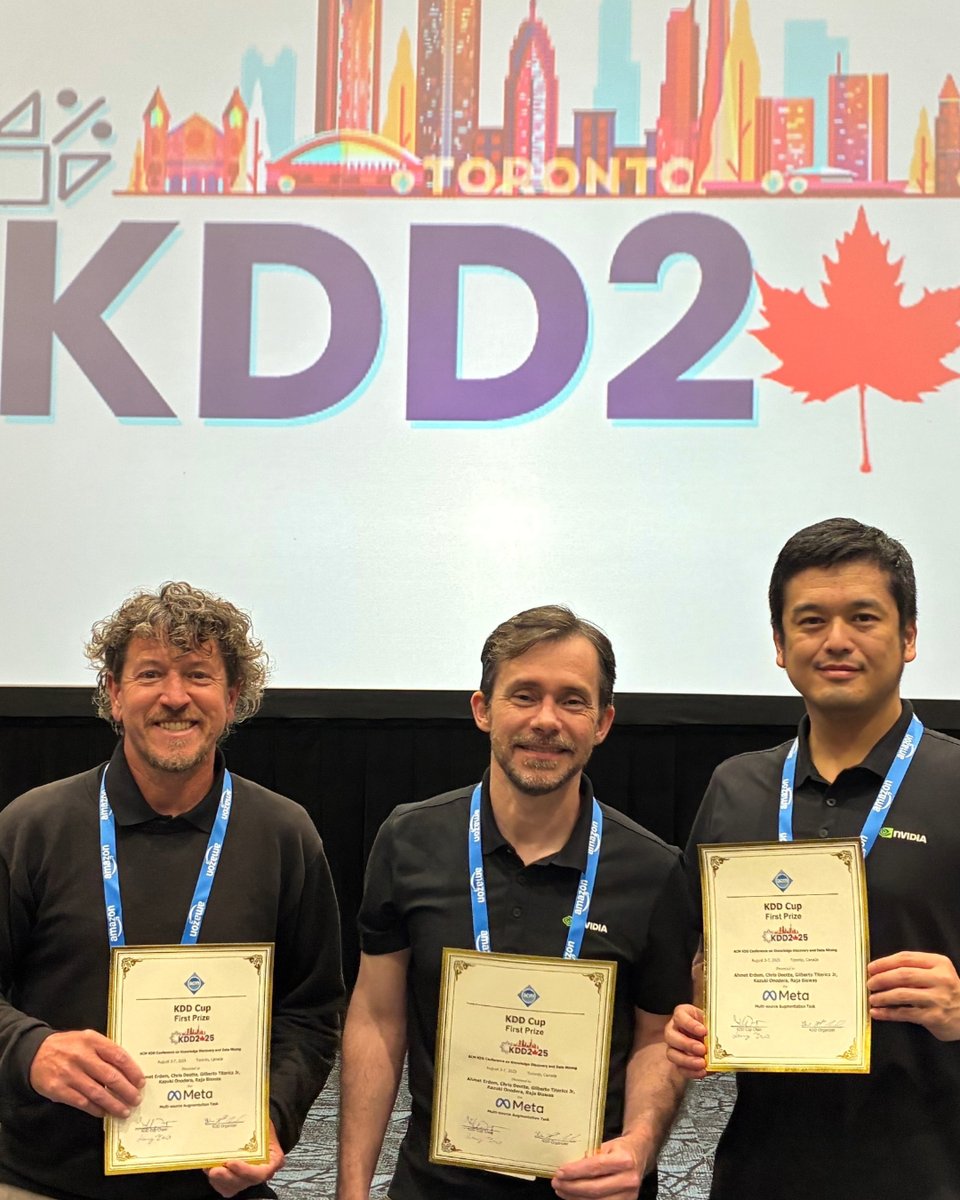 Winners of the KDD 2025 cup competition "Task 2: Multi-source Augmentation" won by knowing when not to answer. 🙊 

While most models would rather hallucinate than admit uncertainty, ours embraces “Artificial Reticence” opting for “I don’t know” when answers aren’t grounded.