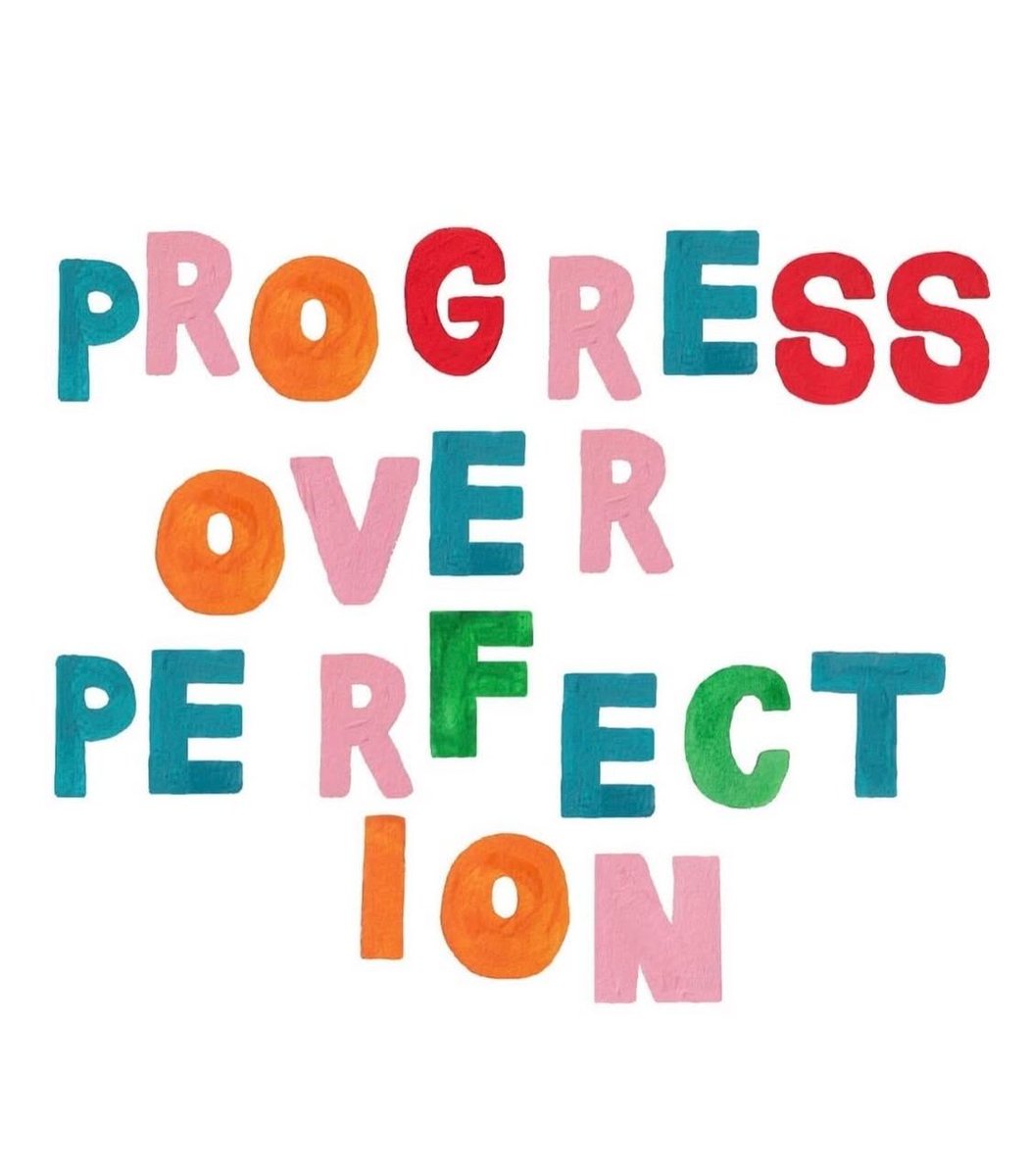 Action for Happiness (@actionhappiness) on Twitter photo Progress over perfection. Keep taking the next small step
Image: instagram.com/kerenparmley Progress over perfection. Keep taking the next small step
Image: instagram.com/kerenparmley