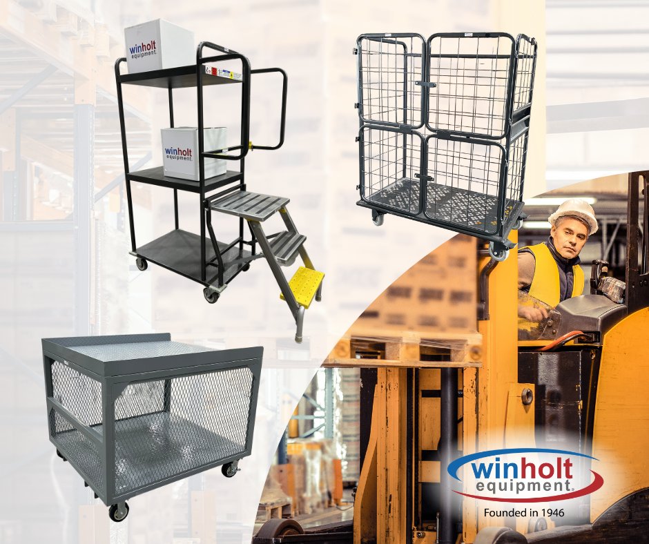 #Winholt #eCommerce &amp; #MaterialDistribution solutions are designed to elevate your operations with smooth maneuverability, forklift-ready options, &amp; durable steel construction. Streamline workflows while prioritizing ergonomics &amp; efficiency for your team.