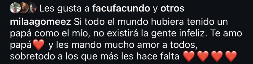 iconicdemie's tweet image. esto subió la hija de facundo con un video de él siendo papá presente, a mila y a su otra hija las están bardeando mucho y algo que creo es que facundo no encuentra cómo o no quiere mostrar esa faceta que seguramente le daría el voto del público 😔
#LaCasaDeLosFamososMx #LCDLFMX3