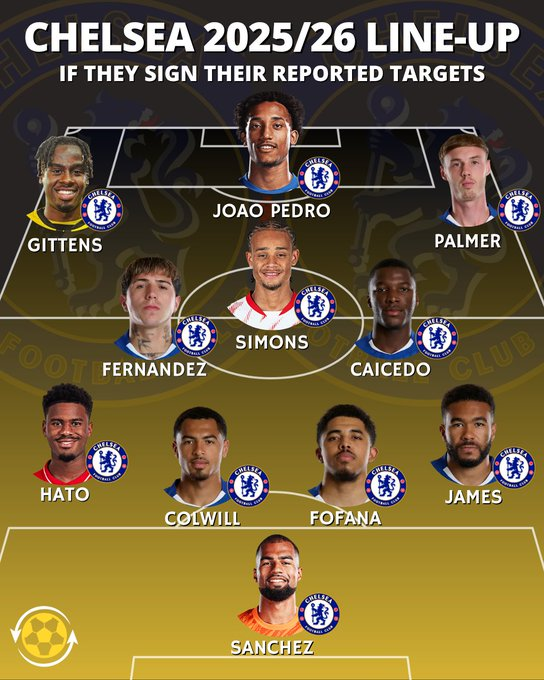 Con esta formación, ¿Que le impide al Chelsea ganar la Premier League?