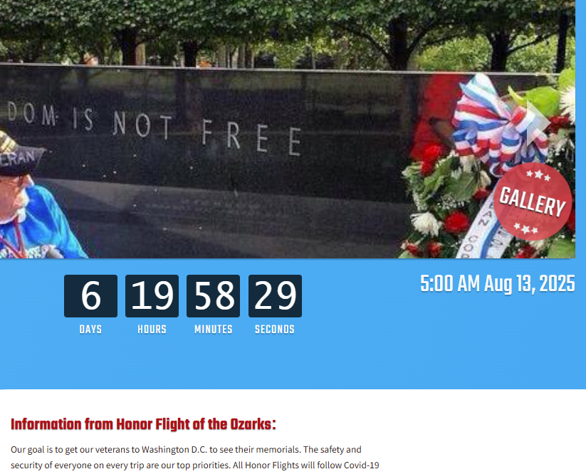 Next Flight is in 6 days!! Stay tuned for updates!!