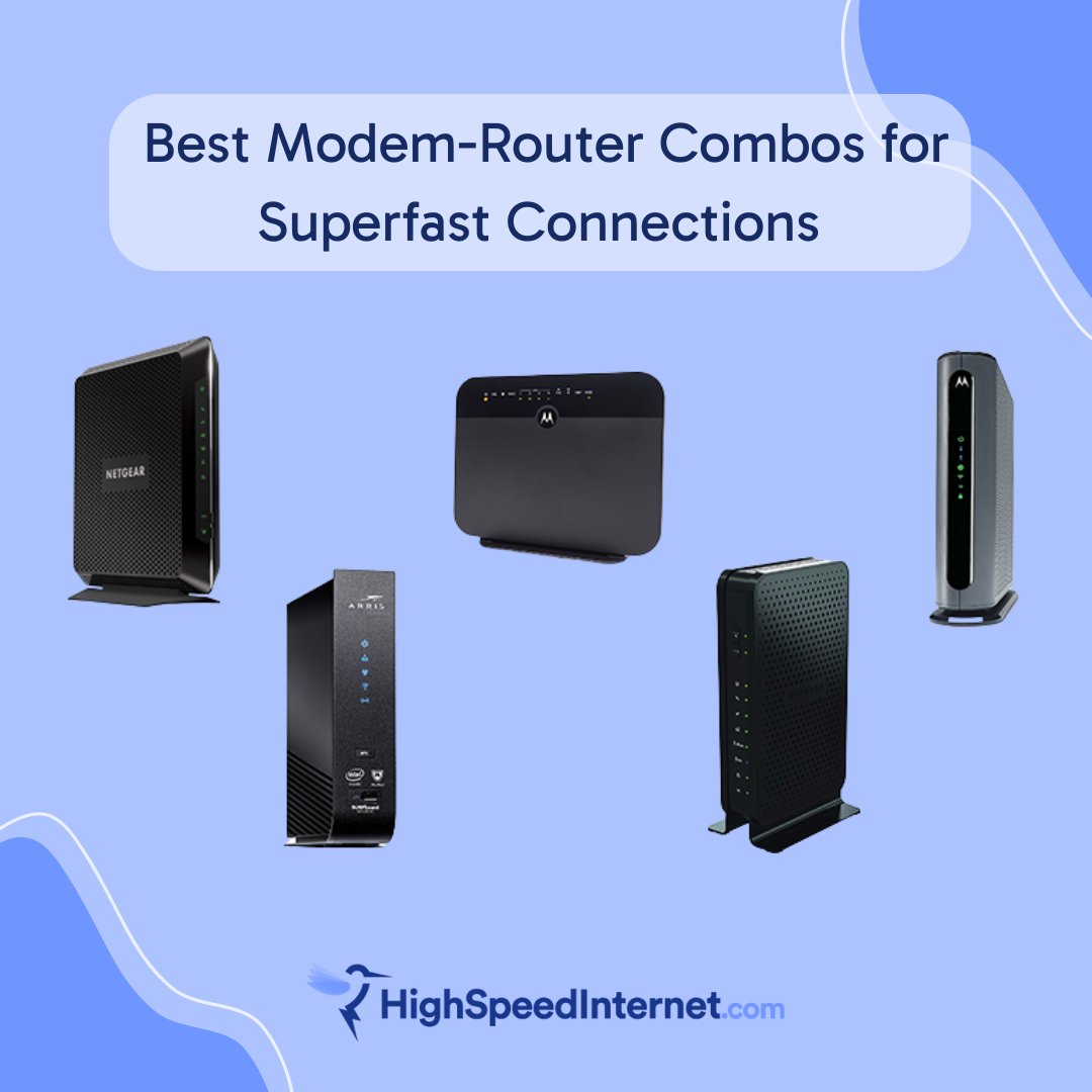 TeamHSI's tweet image. Space-saver. Money-saver. Headache-saver. Meet the modem-router combos recommended by our experts. 🛜
ow.ly/oc7B50WAKR4
#Router #Modem #TechTips #InternetTips #HighSpeedInternet