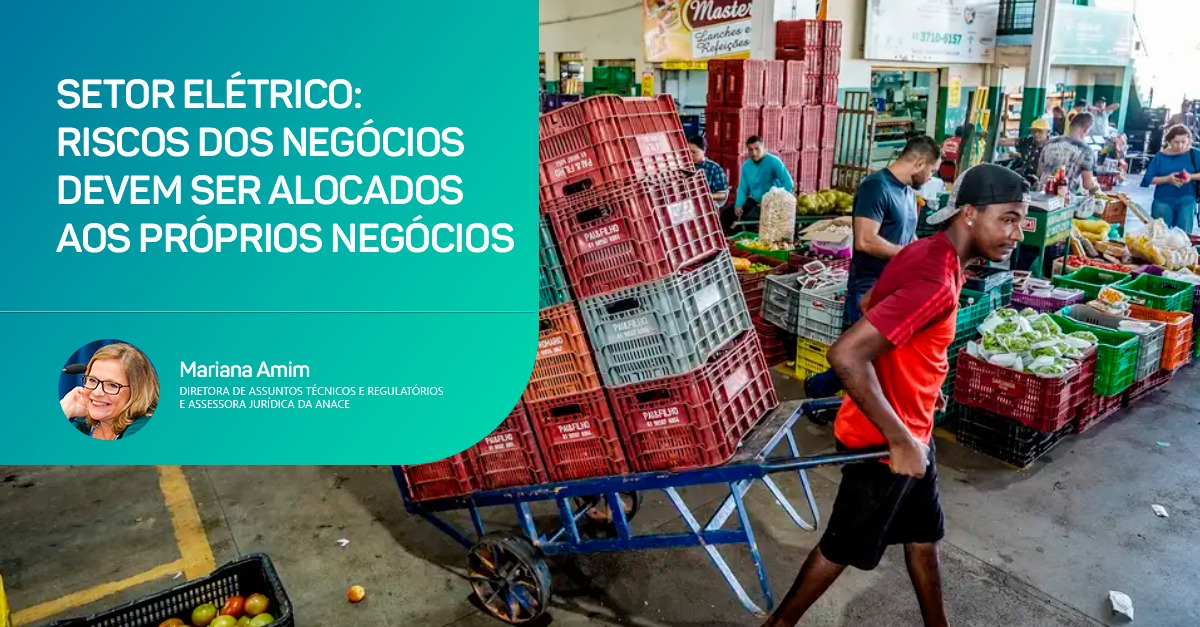 ANACE_Brasil's tweet photo. Os feirantes entendem desde sempre que devem responder pelos riscos do próprio negócio. Por que no setor elétrico seria diferente? A provocação é da diretora da ANACE Mariana Amim, em artigo sobre os prejuízos dos geradores com o curtailment, publicado pelo Canal Energia. https://t.co/aucisXoqKC