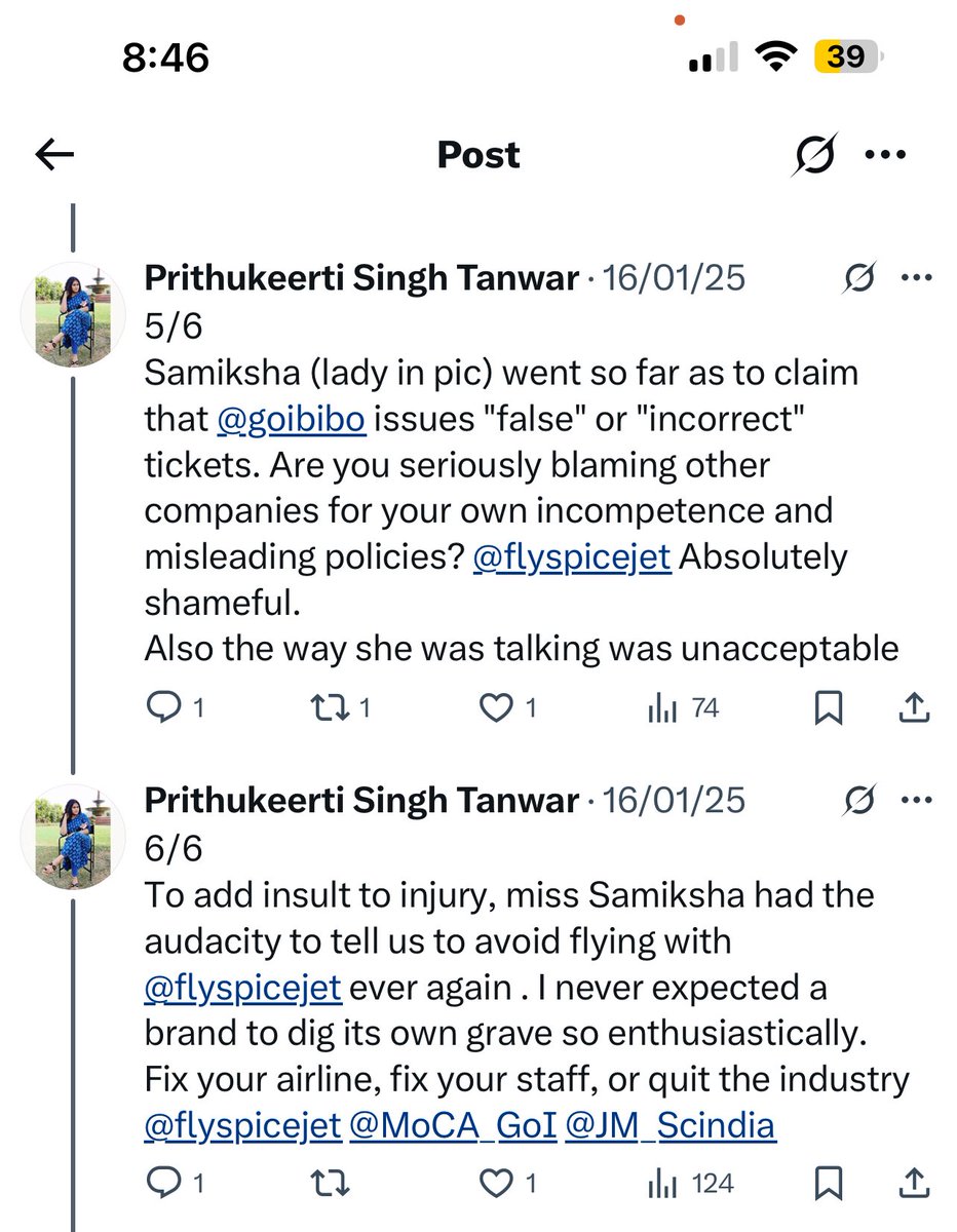 prithukeerti's tweet photo. This is what i had faced sometime back, absolutely nonsense behavior by the staff members. I was threatened that they will not let me board, they all misbehaved. Am able to connect the dots now, am not the only one they have taken an advantage of @flyspicejet @DGCAIndia https://t.co/Z5C2JzPpgZ
