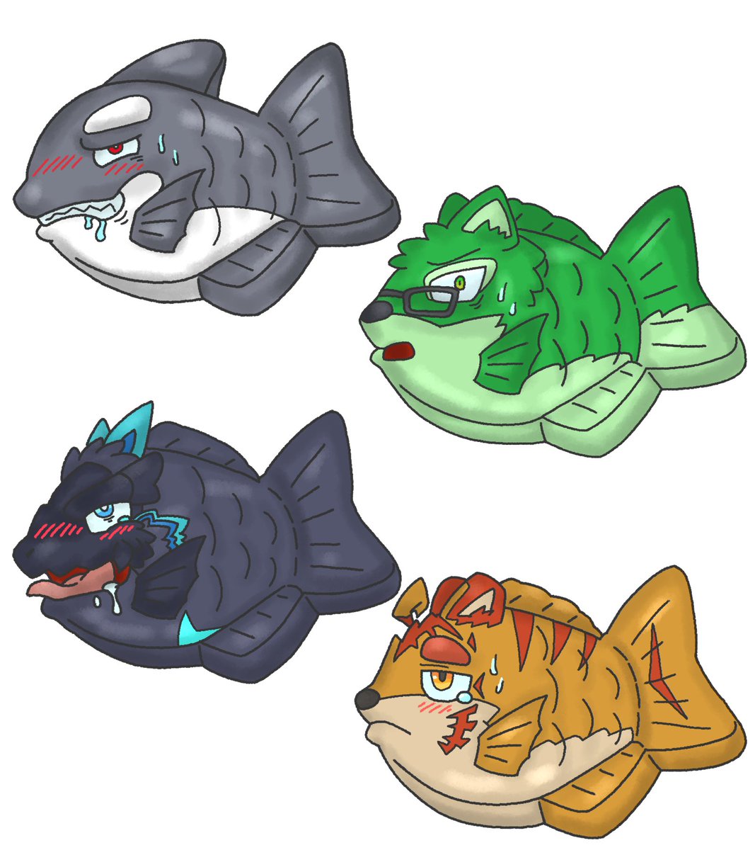 ♯ ケモVTuberのたい焼き化がみたい
いけるかなと思える範囲でピックアップしてケモV焼きにしておきました（
中身は個性ありそうだなと