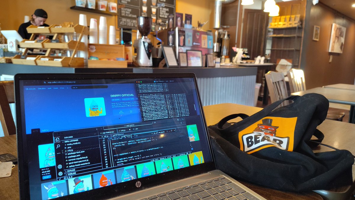 Can $DRIPPY get a MF GM? 

WE GOT THE CHEF HAT THIS MORNING! Straight COOKIN at the coffee shop! ☕