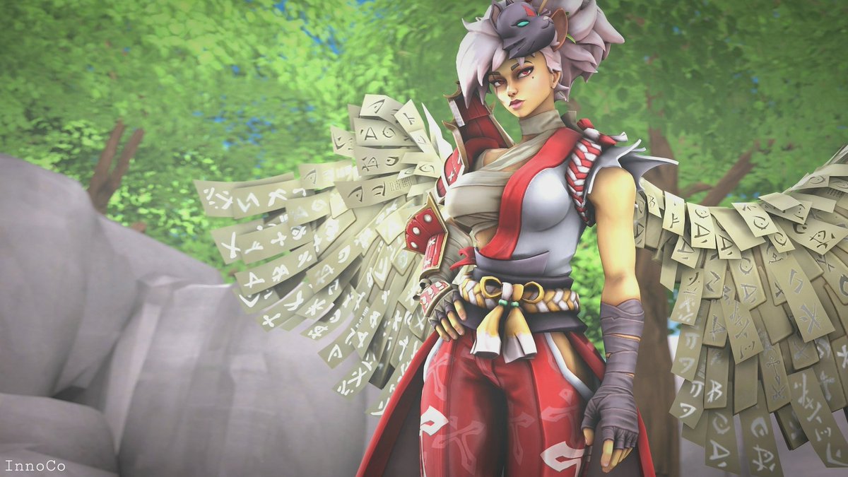 InnocentCoder49's tweet image. A quick Shrine Guardian Furia render.

#SFM #SourceFilmmaker #paladinsfanart #Furia