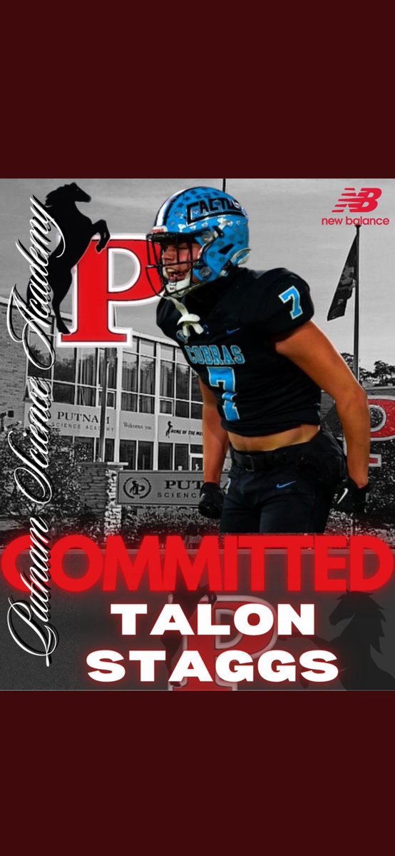 Talon (@talonstaggs1) on Twitter photo Thank you <a href="/FCoston41738/">Coach Frank Coston</a> and <a href="/PSAFootball_/">Coach Mook</a> for the opportunity for me to play at Putnam I will be reclassifying to class of 2026 and committing to Putnam science academy. #AGTG <a href="/AthleticsPsa/">PSA_Athletics</a> Thank you <a href="/FCoston41738/">Coach Frank Coston</a> and <a href="/PSAFootball_/">Coach Mook</a> for the opportunity for me to play at Putnam I will be reclassifying to class of 2026 and committing to Putnam science academy. #AGTG <a href="/AthleticsPsa/">PSA_Athletics</a>