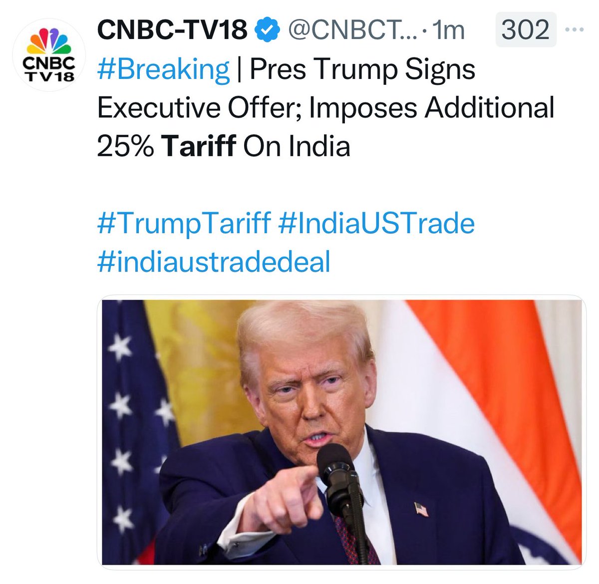 bipinyadav8933's tweet image. मोदी जी ने ट्रंप के लिए चुनाव प्रचार किया, गले मिले, दोस्ती दिखाई — और बदले में भारत को मिला 50% टैरिफ का झटका!
क्या यही है विदेश नीति की जीत?
राहुल गांधी ने पहले ही चेताया था।
अब जनता भी समझ रही है, प्रचार से देश नहीं चलता।

#TrumpTariff #ModiForeignPolicy #DonaldTrump…