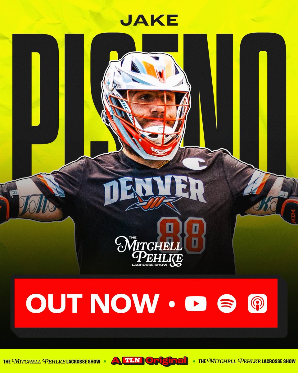 TLN 🥍 (@lacrossenetwork) on Twitter photo MPLS SEASON 2 EPISODE 28 OUT NOW! This week the boys covered:
🐶 CJ Kirst at attack
🤔 Bill Tierney’s future
📊 Updated MVP rankings
🏔️ The Colorado lacrosse experience
+ an interview with <a href="/DenverOutlaws/">Denver Outlaws</a> standout Long Stick Midfielder <a href="/jpiseno5/">JaKe PiSeNo</a>
WATCH: youtu.be/KTYaFcG00So MPLS SEASON 2 EPISODE 28 OUT NOW! This week the boys covered:
🐶 CJ Kirst at attack
🤔 Bill Tierney’s future
📊 Updated MVP rankings
🏔️ The Colorado lacrosse experience
+ an interview with <a href="/DenverOutlaws/">Denver Outlaws</a> standout Long Stick Midfielder <a href="/jpiseno5/">JaKe PiSeNo</a>
WATCH: youtu.be/KTYaFcG00So