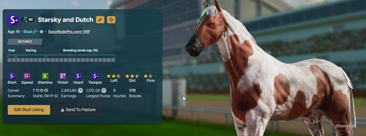 Cow horses are getting some luv this season. Cum get some.

<a href="/photofinishgame/">Photo Finish™ LIVE 🌹 🐎 Virtual Horse Racing</a> #stud #studtime #studville #buyababy #nottrafficking