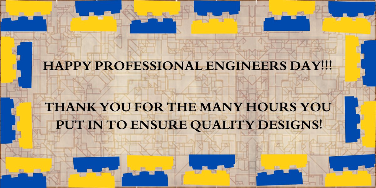 Janssen & Spaans Engineering (@jse_inc_) on Twitter photo Have you thanked the Professional Engineers in your life?
Today on Professional Engineer’s Day, we thank our PE team for the hard work they put in to ensure that our designs and deliverables meet our client's standards. 
#TeamJSE #LicensedPEday #CivilEngineering Have you thanked the Professional Engineers in your life?
Today on Professional Engineer’s Day, we thank our PE team for the hard work they put in to ensure that our designs and deliverables meet our client's standards. 
#TeamJSE #LicensedPEday #CivilEngineering
