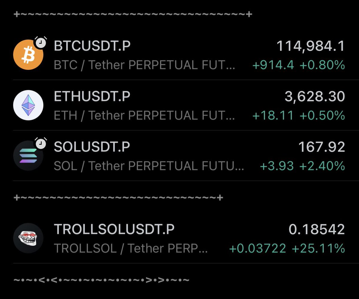 What’s on your watchlist??? 

#Crypto // ✨🔶🔸