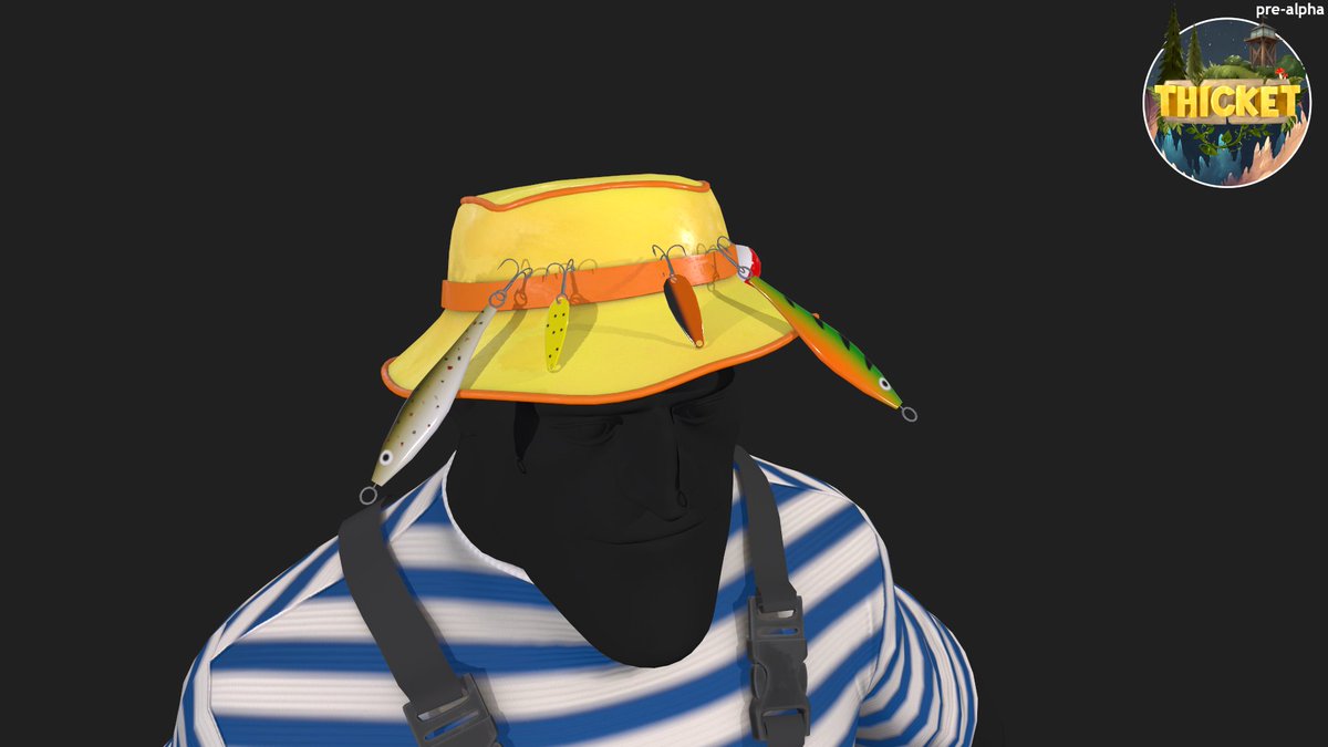 Happy #WIPwednesday🛠️

The #Thicket team has been working on character customization, making sure clothes fit! 🪡🧵

Here's an outfit for our charming fisherman, Curtis, made by our animation and prop artist, Applecrayon!

#indiegame #cozygame #gamedev #UnrealEngine5 #UE5