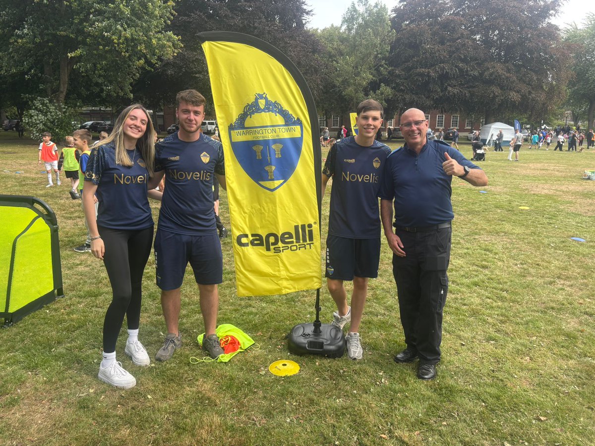 Warrington Town FC (@theyellows) on Twitter photo 📍 We've been down at Bank Park today for the return of VPX Warrington!
Thank you to everyone who came along, and to <a href="/WarringtonYZ/">Warrington Youth Zone</a> for organising such a fantastic event 👏 📍 We've been down at Bank Park today for the return of VPX Warrington!
Thank you to everyone who came along, and to <a href="/WarringtonYZ/">Warrington Youth Zone</a> for organising such a fantastic event 👏