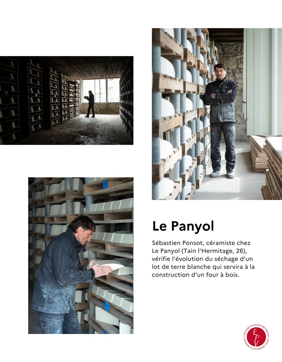 #EPV | 🍕 Le Panyol fabrique des fours à bois, à pain, à pizzas en terre cuite réfractaire pour les particuliers ou les professionnels. Au coeur de la #Drôme, l’entreprise a été créée en 1840, et utilise de la terre blanche, extraite d’une carrière située à 5 km de l’usine