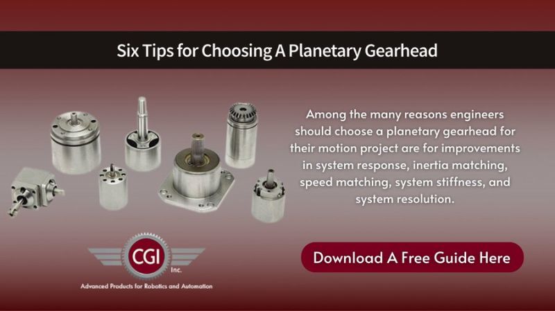 cgi_motion's tweet image. The right gearhead can make or break your motion control system. 🛠️
Get our free guide with 6 expert tips for choosing the ideal planetary gearhead for your next project: cgimotion.com/six-tips-for-c…
#motioncontrol #gearhead #engineeringtips #automation