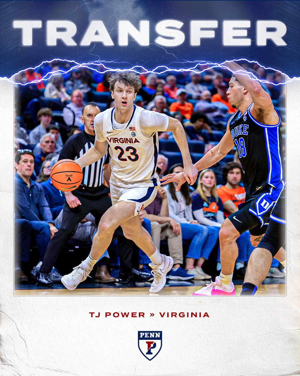 Thrilled to add LUCAS LUETH and TJ POWER to our roster ahead of the 2025-26 season. A pair of transfers who should help immediately.

📰 goquakers.co/454dbYz

#FightOnPenn 🔴🔵🏀