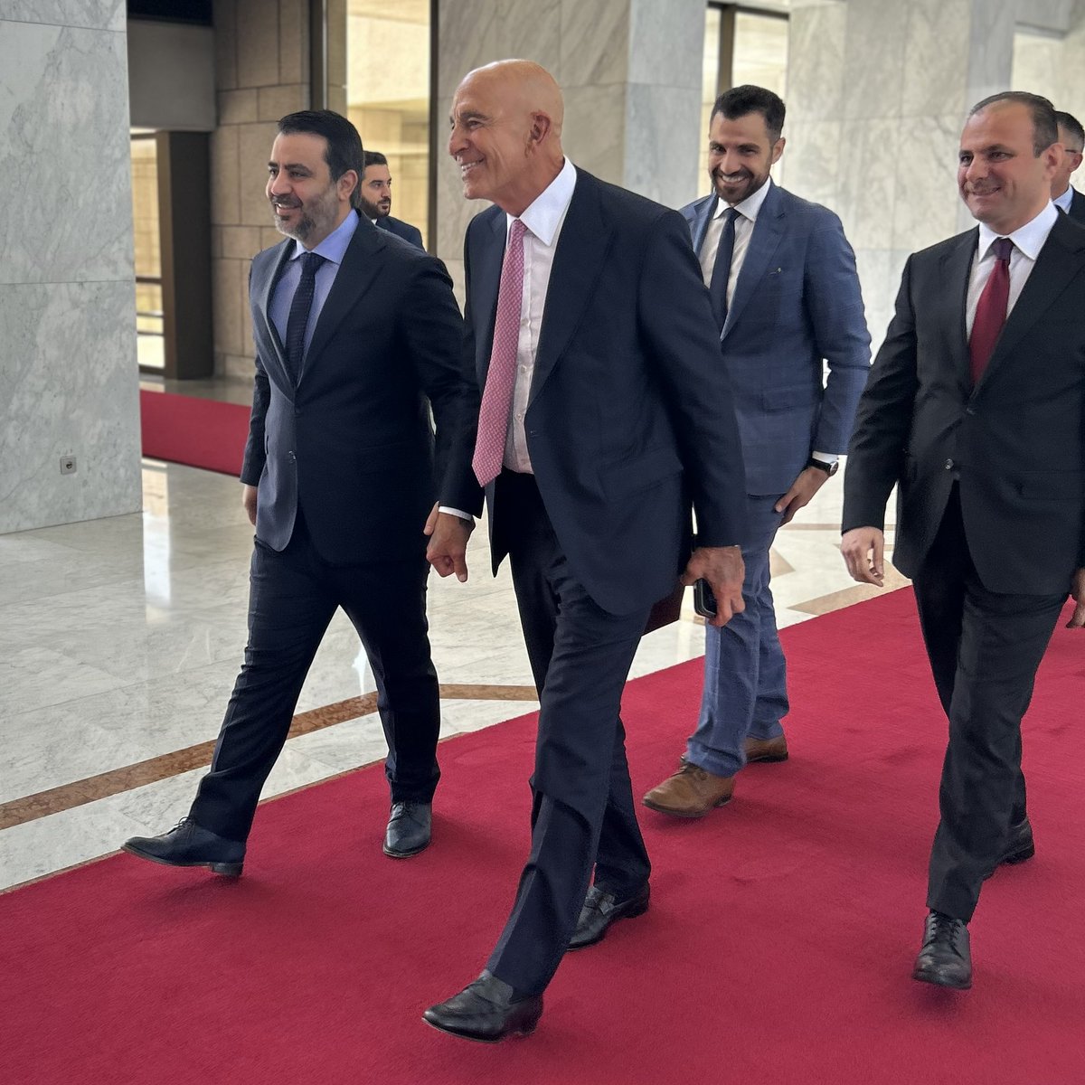 Ambassador Tom Barrack (@usambturkiye) on Twitter photo The future of a prosperous and peaceful Syria is in the hands of Syria and its regional partners, like Qatar’s UCC and Türkiye’s Cengiz and Kalyon groups who were awarded the Build-Operate-Transfer for the new Damascus International Airport. With <a href="/POTUS/">President Donald J. Trump</a>’ lifting of sanctions, I The future of a prosperous and peaceful Syria is in the hands of Syria and its regional partners, like Qatar’s UCC and Türkiye’s Cengiz and Kalyon groups who were awarded the Build-Operate-Transfer for the new Damascus International Airport. With <a href="/POTUS/">President Donald J. Trump</a>’ lifting of sanctions, I