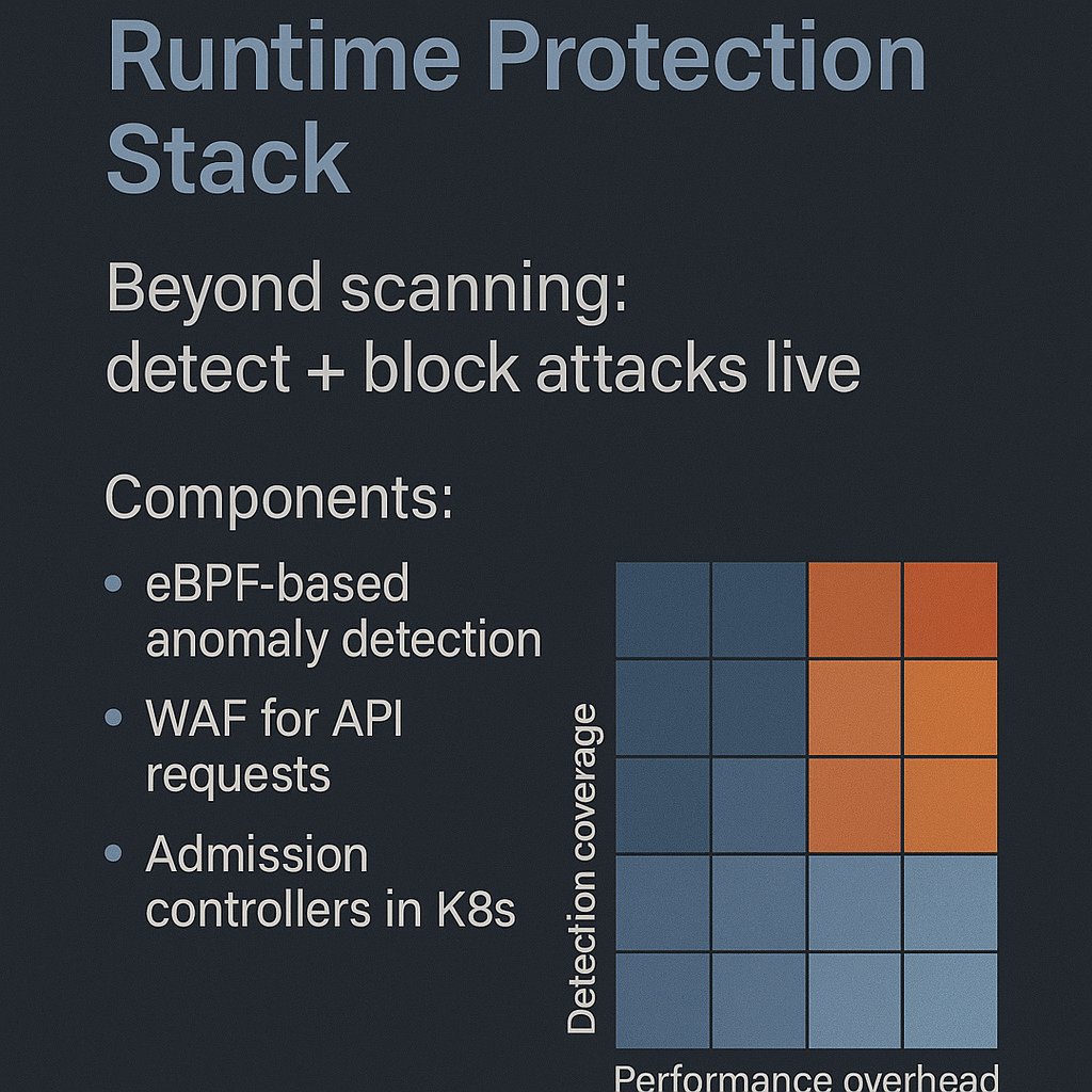 PDevsecops's tweet image. Scanning finds vulnerabilities. Runtime protection stops exploits.
Your stack needs: ✓ eBPF detection ✓ WAF for APIs ✓ K8s admission control
Real-time defense wins 🛡️
🔗 practical-devsecops.com/certified-clou…
#RuntimeSecurity #DevSecOps #K8s